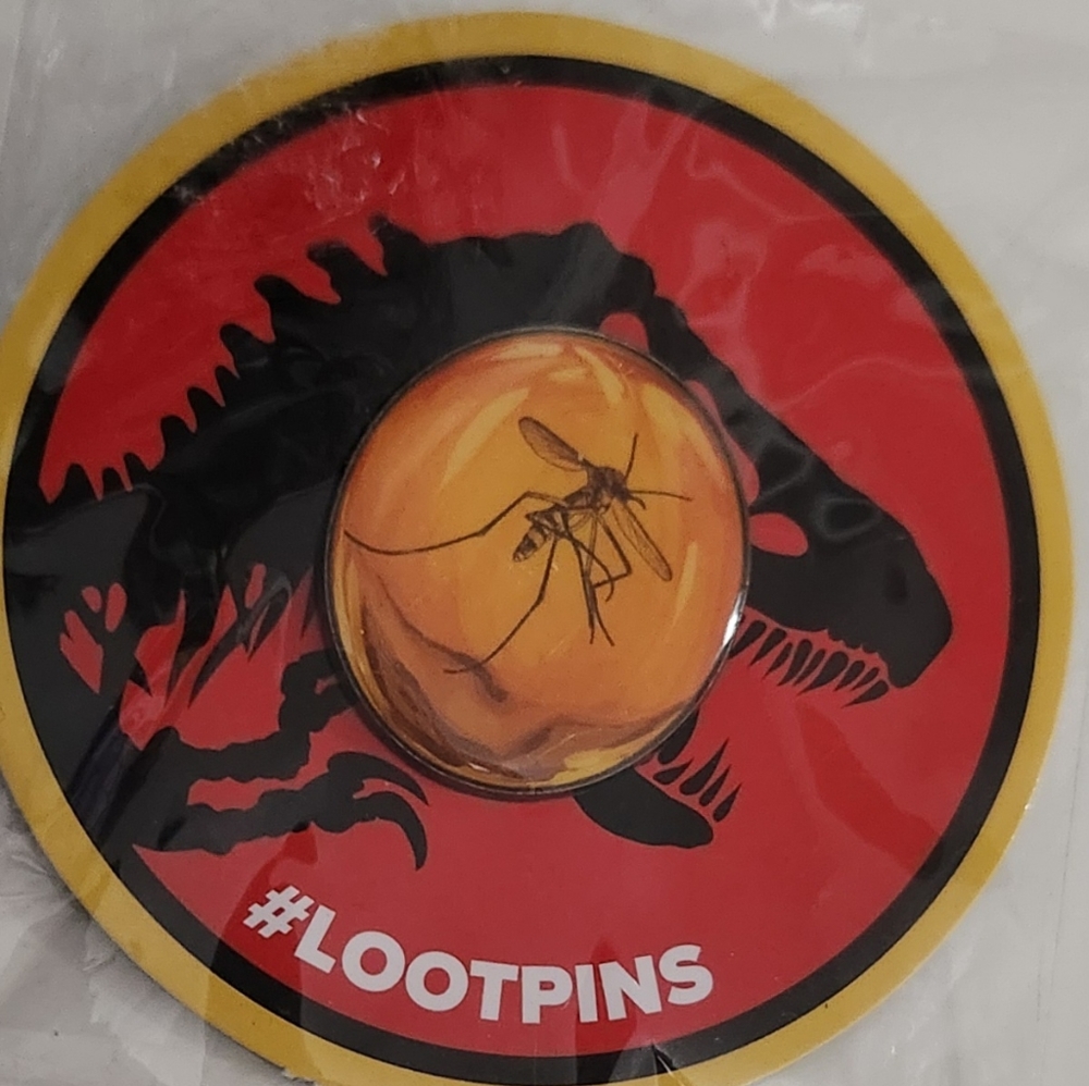 Jurassic Park - loot crate - loot pin